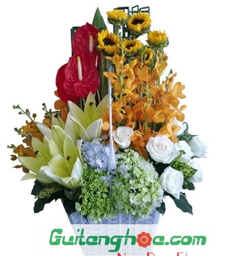 Lẳng hoa sinh nhật đẹp
