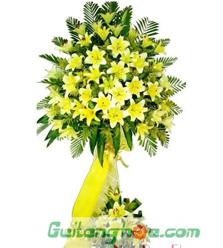 Lẳng hoa chúc mừng khai trương