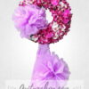 HCB 18 Vòng Hoa Tang Lễ Tròn Màu Tím Sang Trọng
