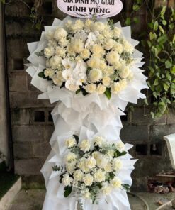 HCB 144 Kệ Hoa Hiện Đại Màu Trắng